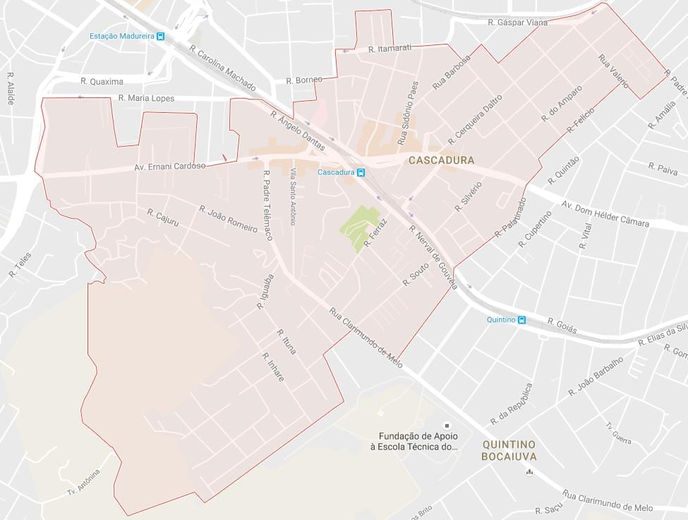 Térkép Cascadura