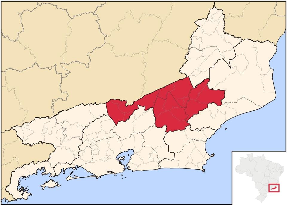 Térkép Centro Fluminense