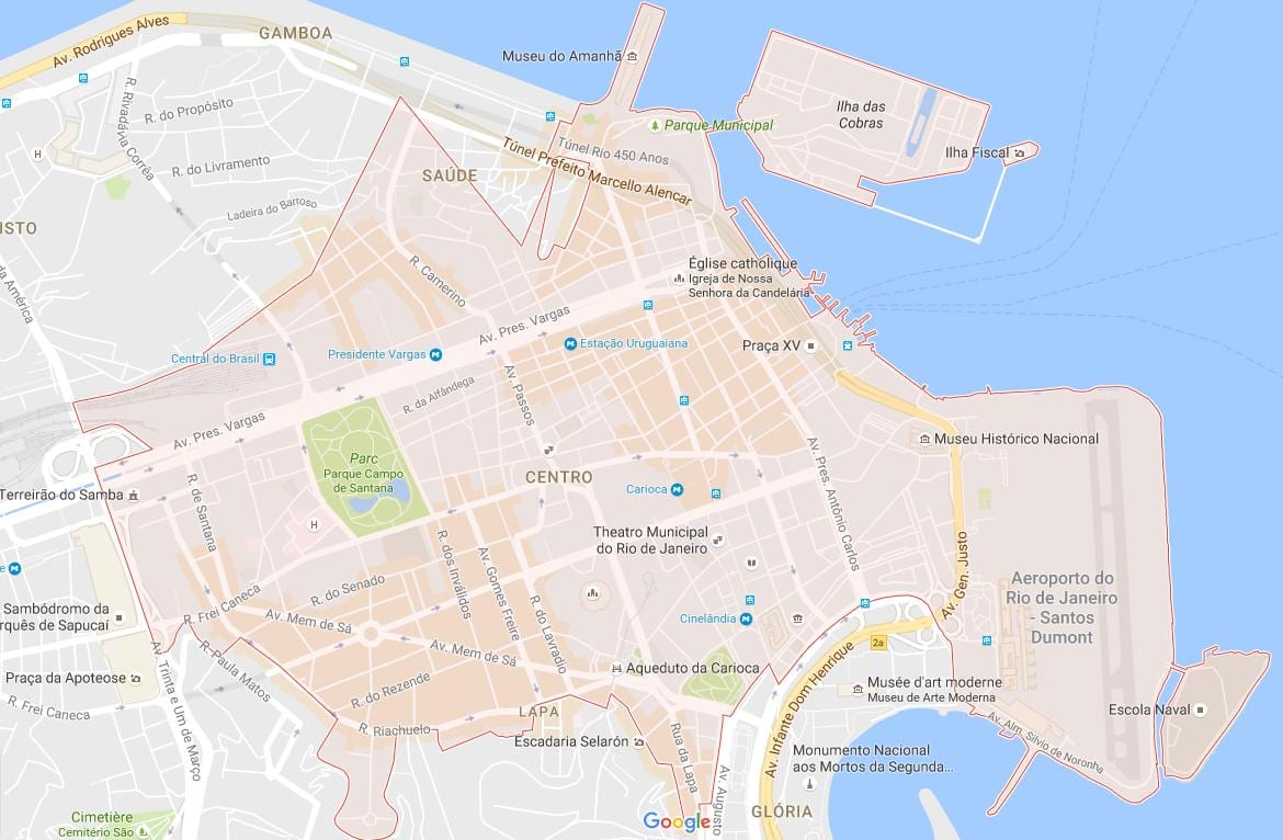 Térkép Centro