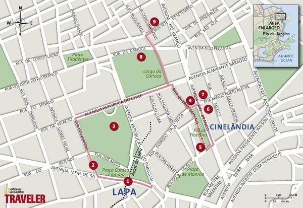 Térkép Cinelândia