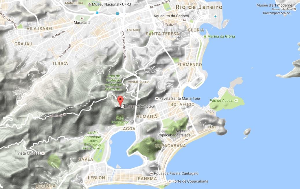 Térkép Corcovado