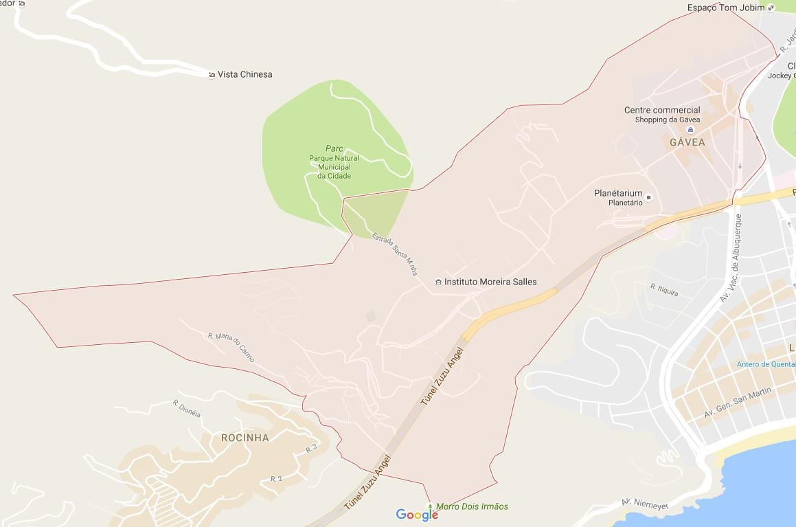 Térkép Gávea