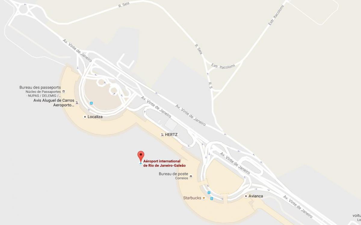 Térkép Galeão repülőtér