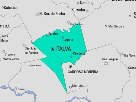 Térkép Italva önkormányzat