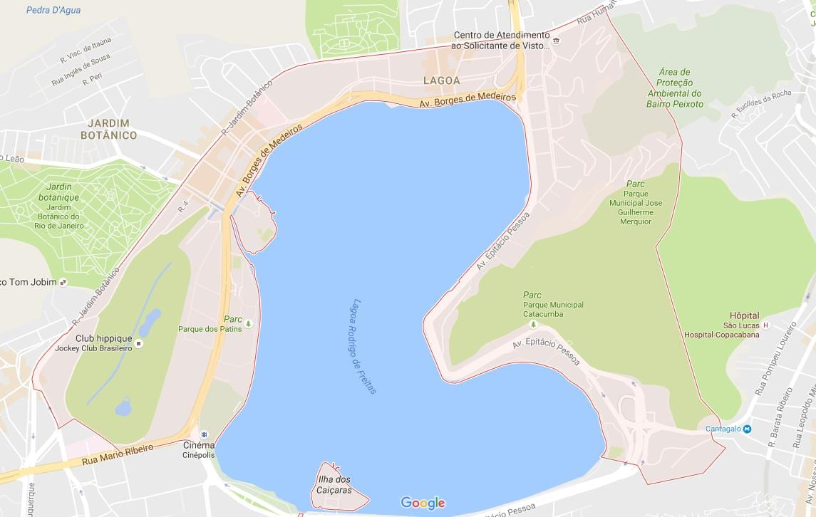Térkép Lagoa