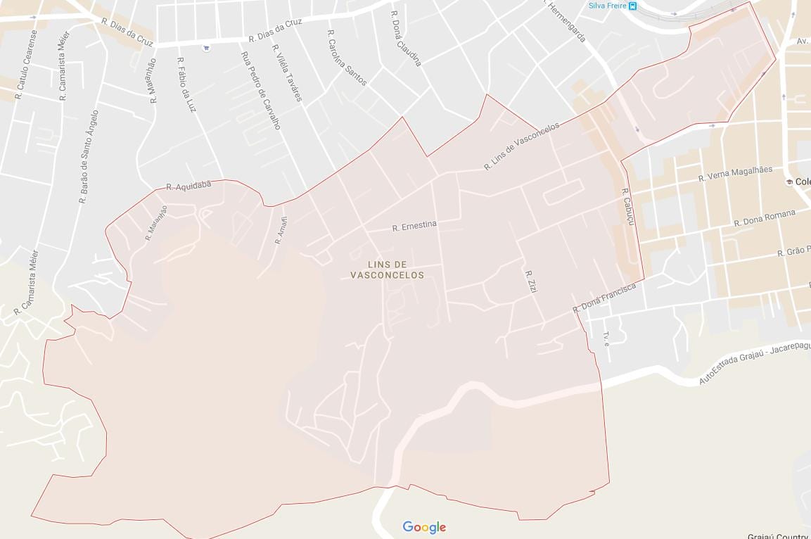 Térkép Lins de Vasconcelos
