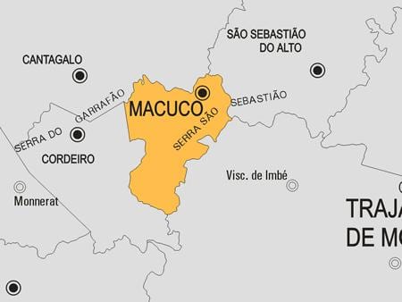 Térkép Macuco önkormányzat