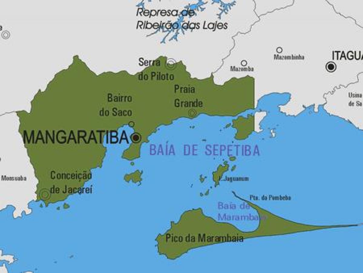 Térkép Mangaratiba önkormányzat
