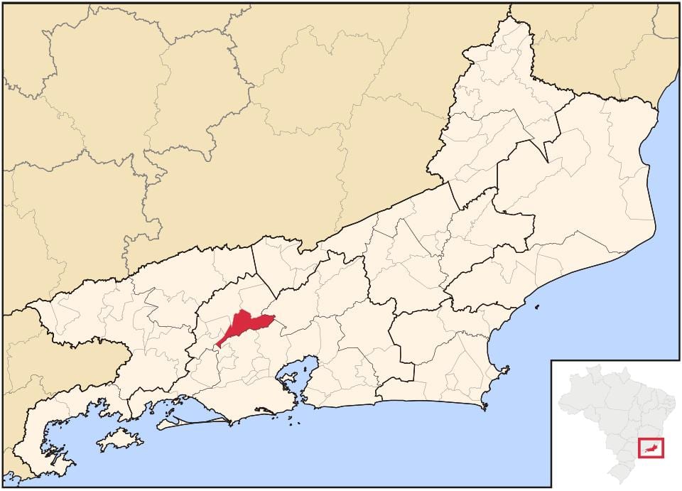 Térkép Miguel Pereira