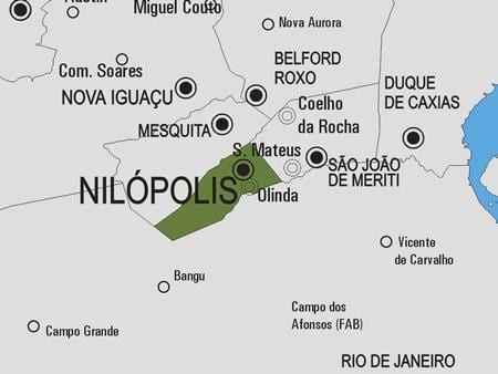 Térkép Nilópolis önkormányzat