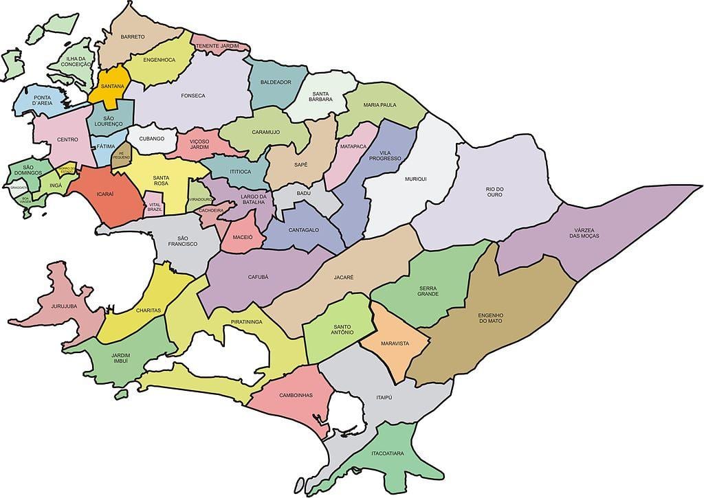 Térkép nyújt az európai regionális politikáról Niterói