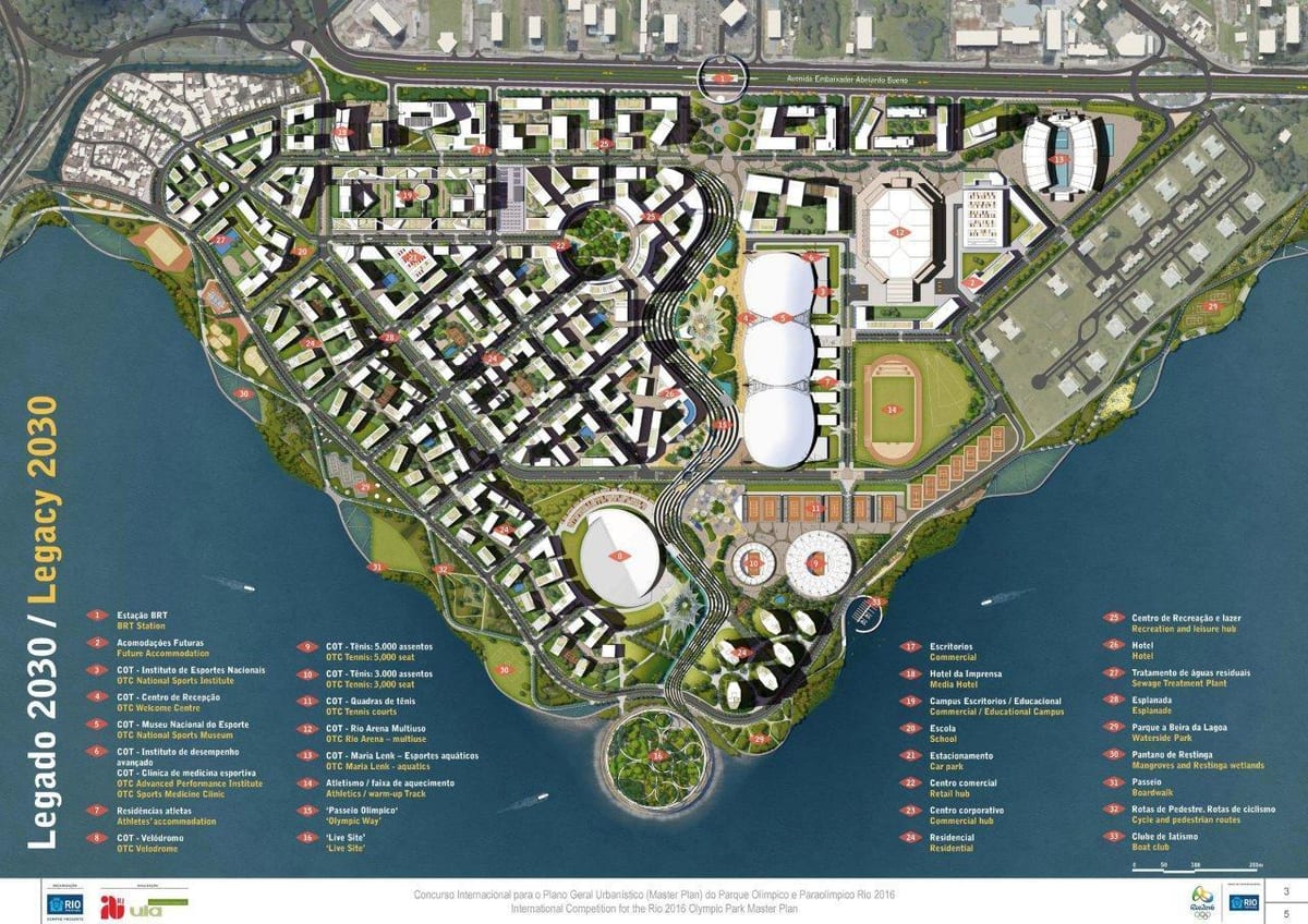 Térkép Olimpiai park öröksége