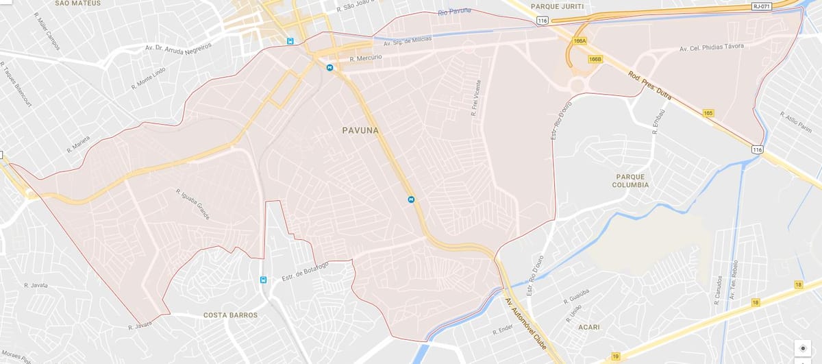 Térkép Pavuna