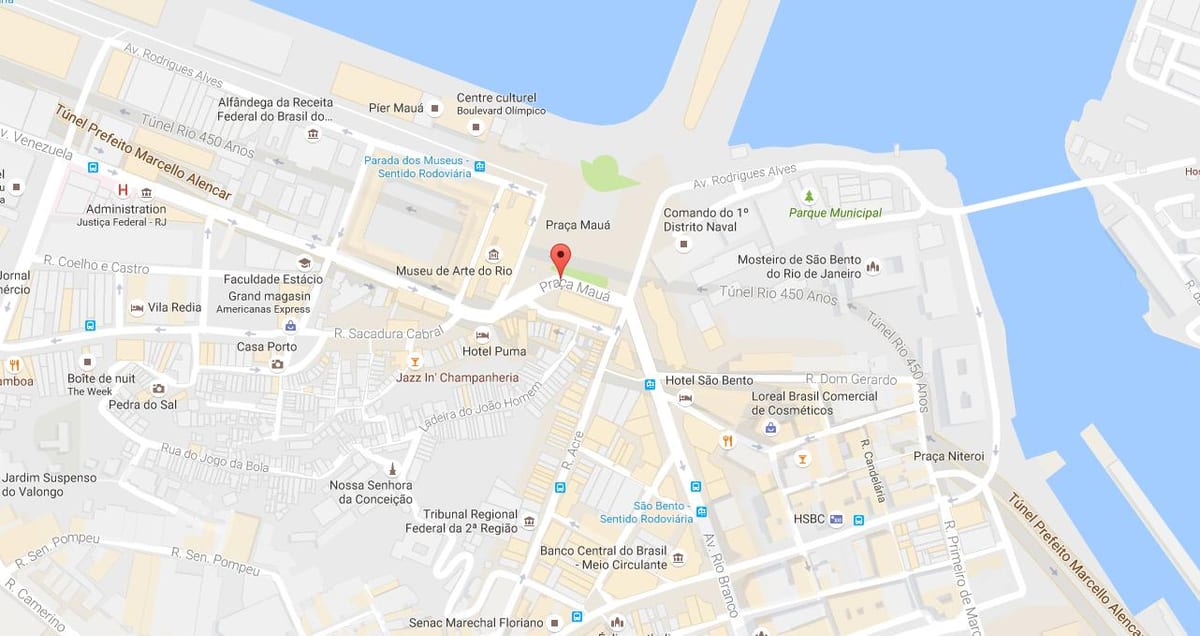 Térkép Praça Mauá