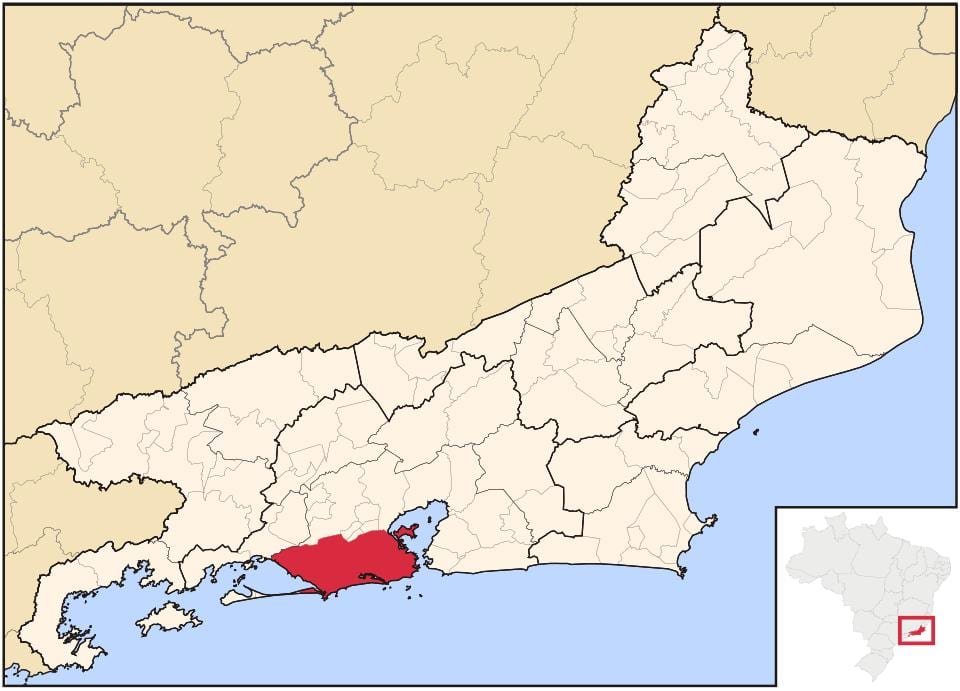 Térkép Rio de Janeiro