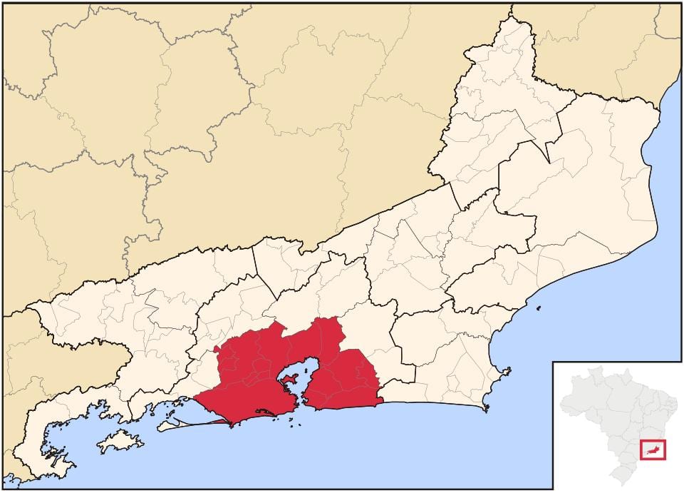 Térkép Rio de Janeiro