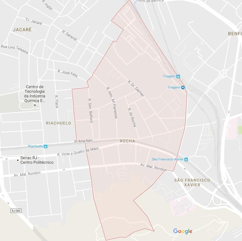 Térkép Rocha