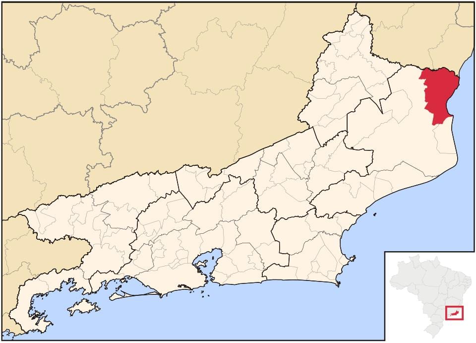 Térkép São Francisco de Itabapoana