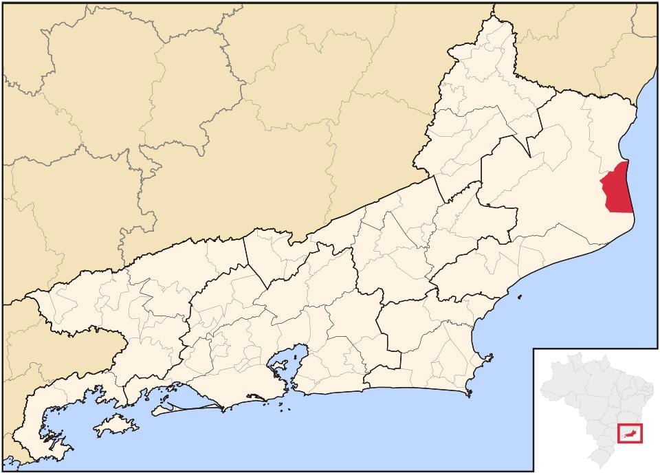 Térkép São João da Barra