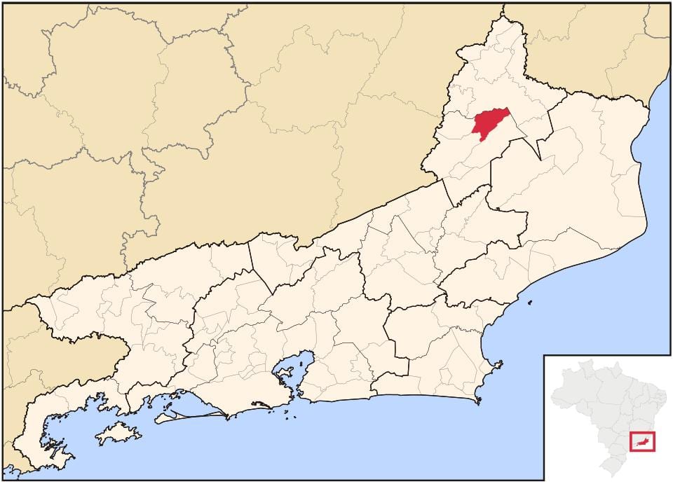 Térkép São José de Ubá