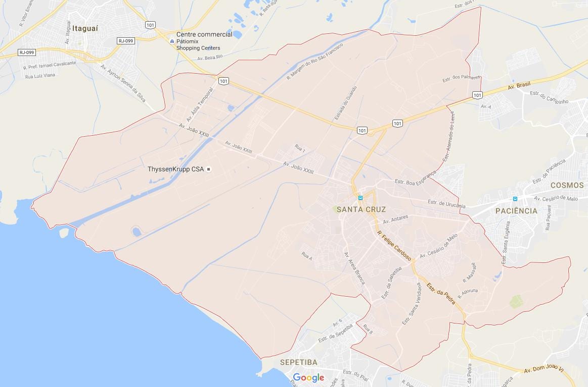 Térkép Santa Cruz