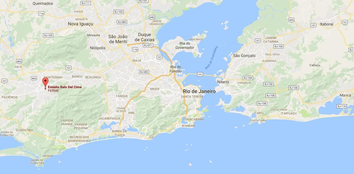 Térkép stadion Ítalo Cima del