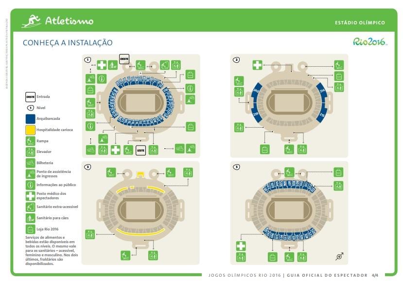 Térkép stadion olympique rio de janeiro