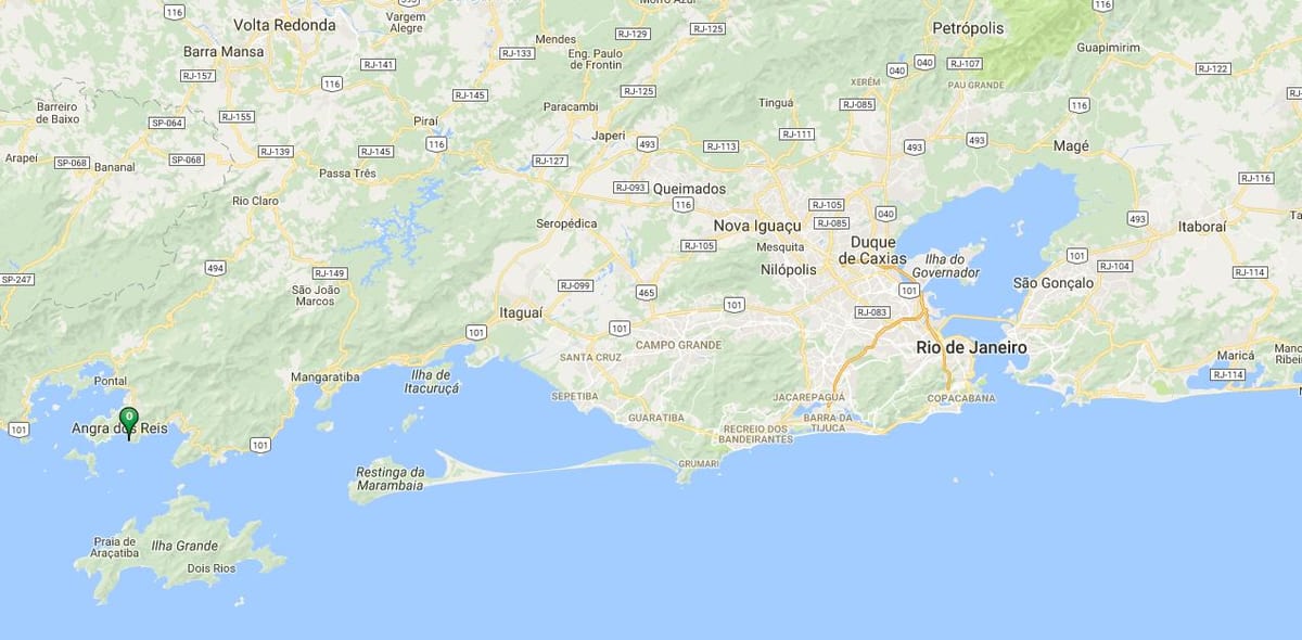 Térkép strand Dentro
