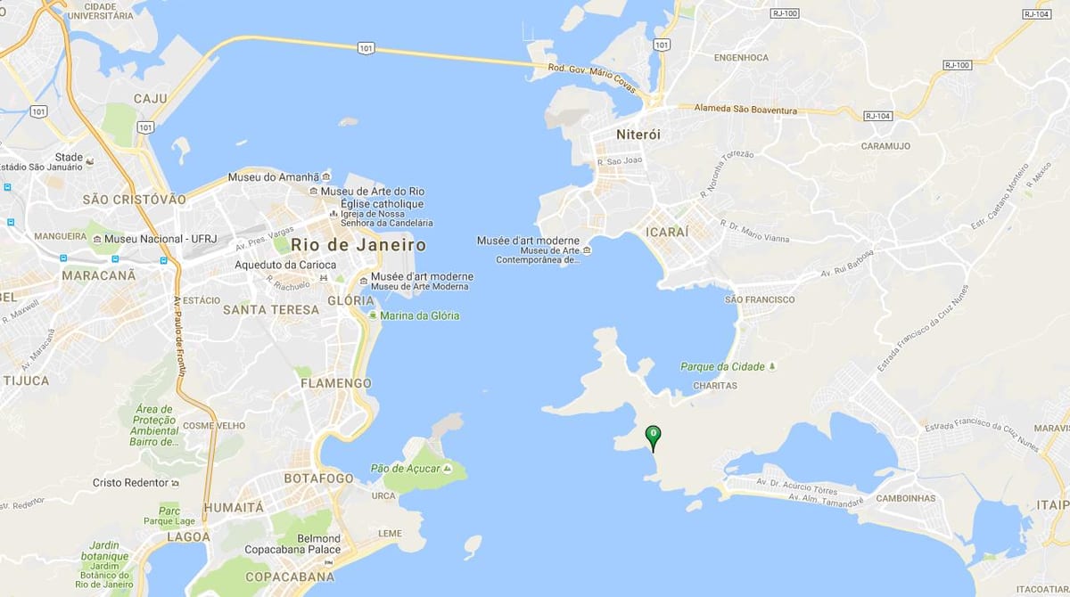 Térkép strand Forte Imbuí