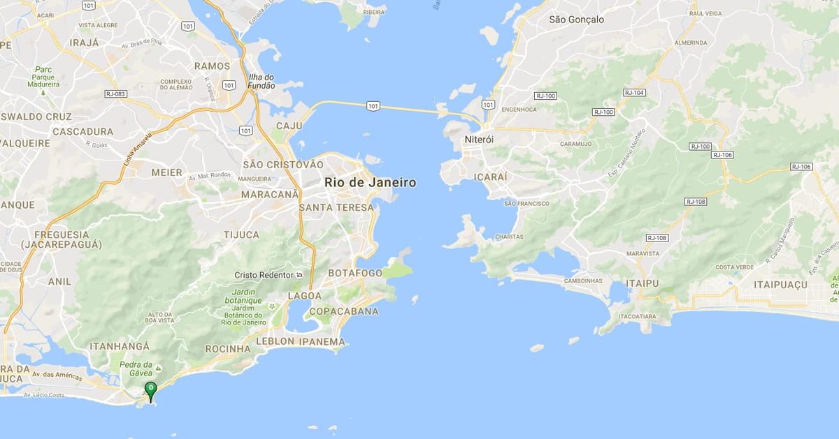 Térkép strand Joatinga