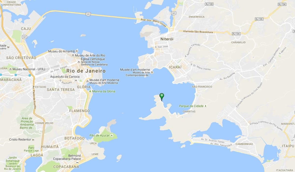 Térkép strand Jurujuba