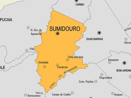 Térkép sumidouro-ról önkormányzat