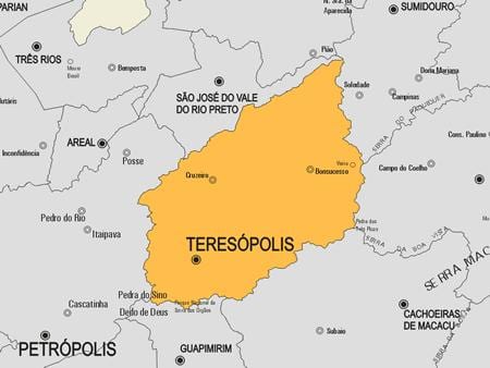 Térkép Teresópolis önkormányzat