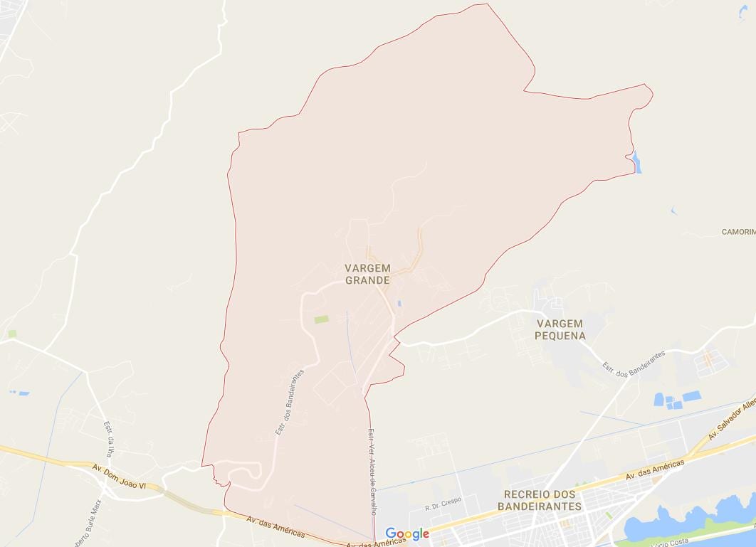 Térkép Vargem Grande