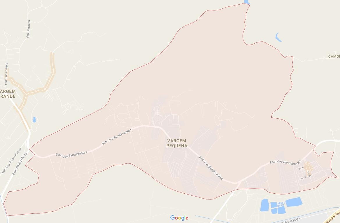 Térkép Vargem Pequena