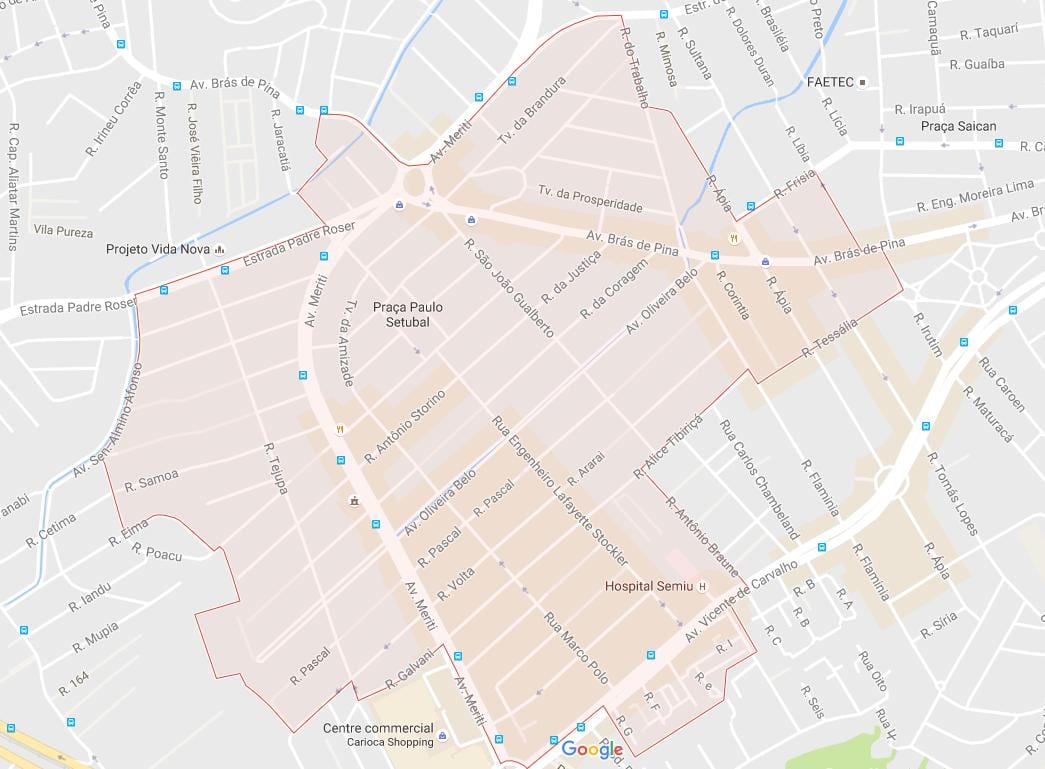 Térkép Vila da Penha
