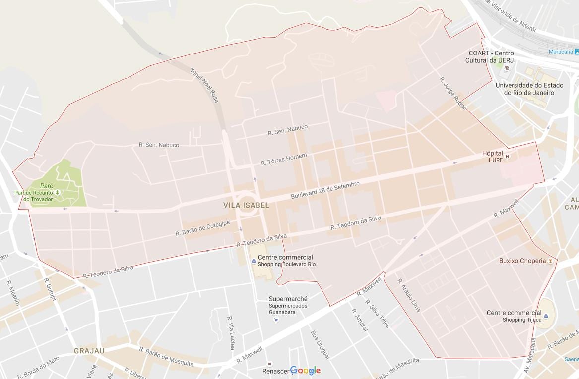Térkép Vila Izabella