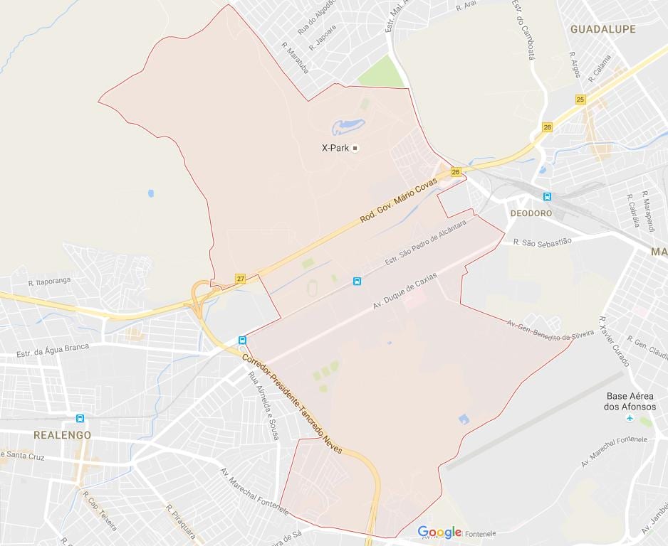 Térkép Vila Militar