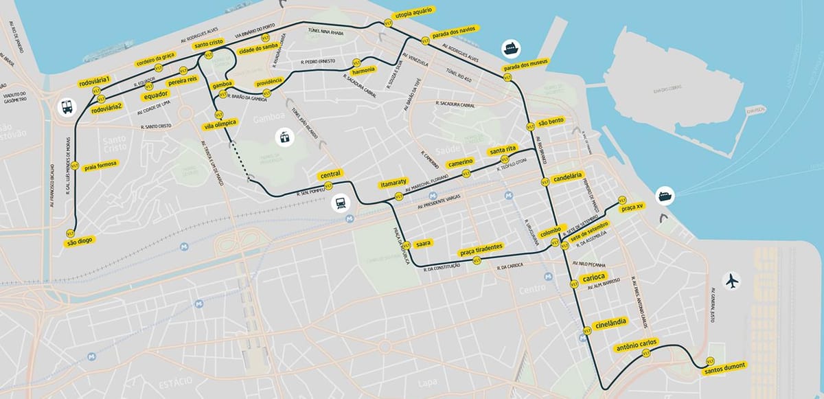 Térkép VLT Carioca Rio de Janeiro
