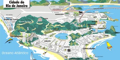 Térkép 3d Rio de Janeiro