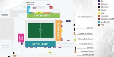 Térkép Aréna Botafogo