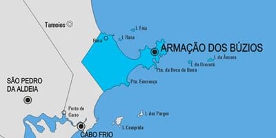 Térkép Armação dos Búzios önkormányzat