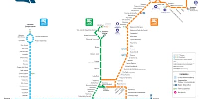 Térkép BRT Rio de Janeiro