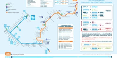 Térkép BRT TransCarioca