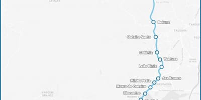 Térkép BRT TransOlimpica