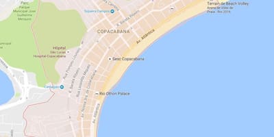 Térkép Copacabana