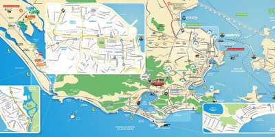 Térkép műemlékek, Rio de Janeiro