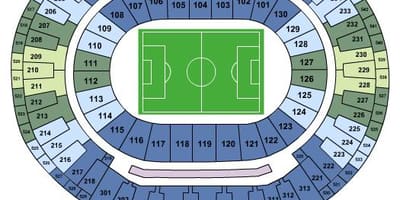 Térkép Maracana stadion sièges