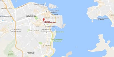 Térkép Metropolitan Katedrális, a Szent Sebestyén