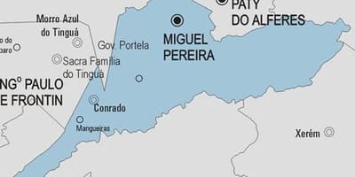 Térkép Miguel Pereira önkormányzat
